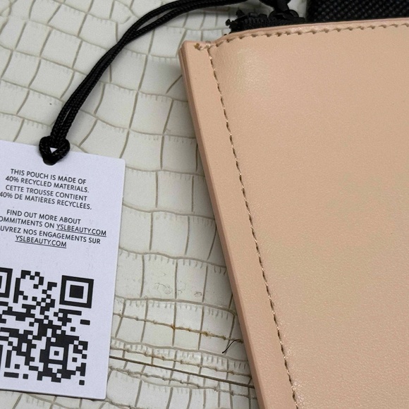 Yves Saint Laurent Beaute YSL Rose/Pink Makeup Bag Pouch case clutch envelope - Picture 8 of 11